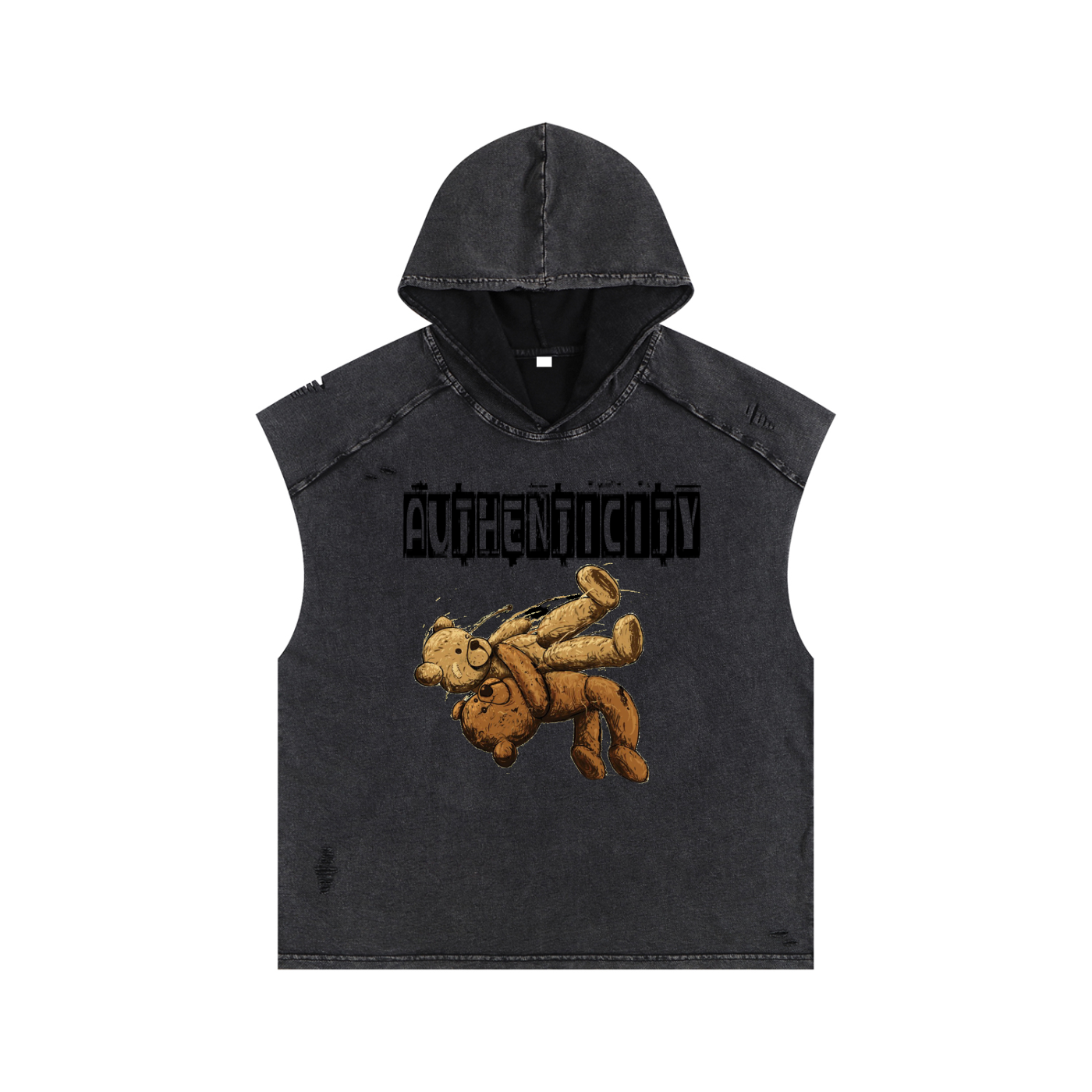 Acid Washed Sleeveless Boxed