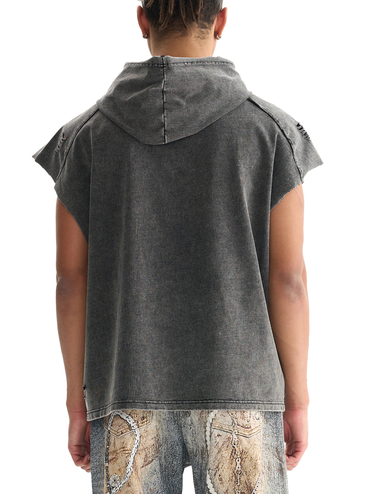 Acid Washed Sleeveless Boxed